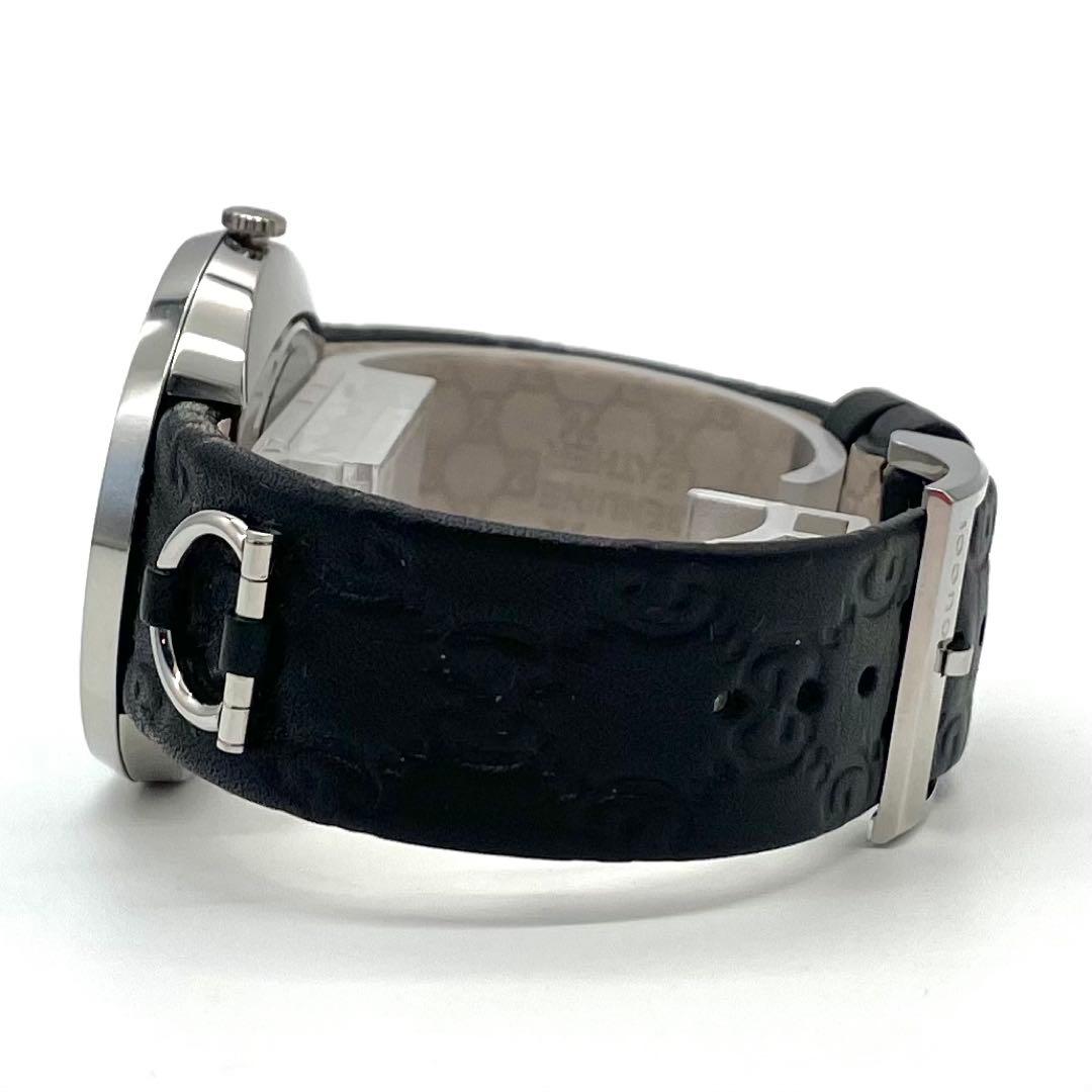 GUCCI 129.4 Uプレイ レディースウォッチ グッチシマレザーベルト