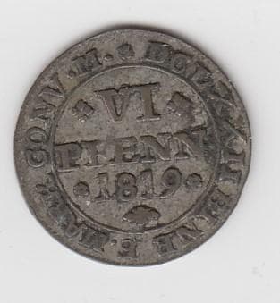 ドイツ　brunswick-wolfebuttel　1819年　　＠１８