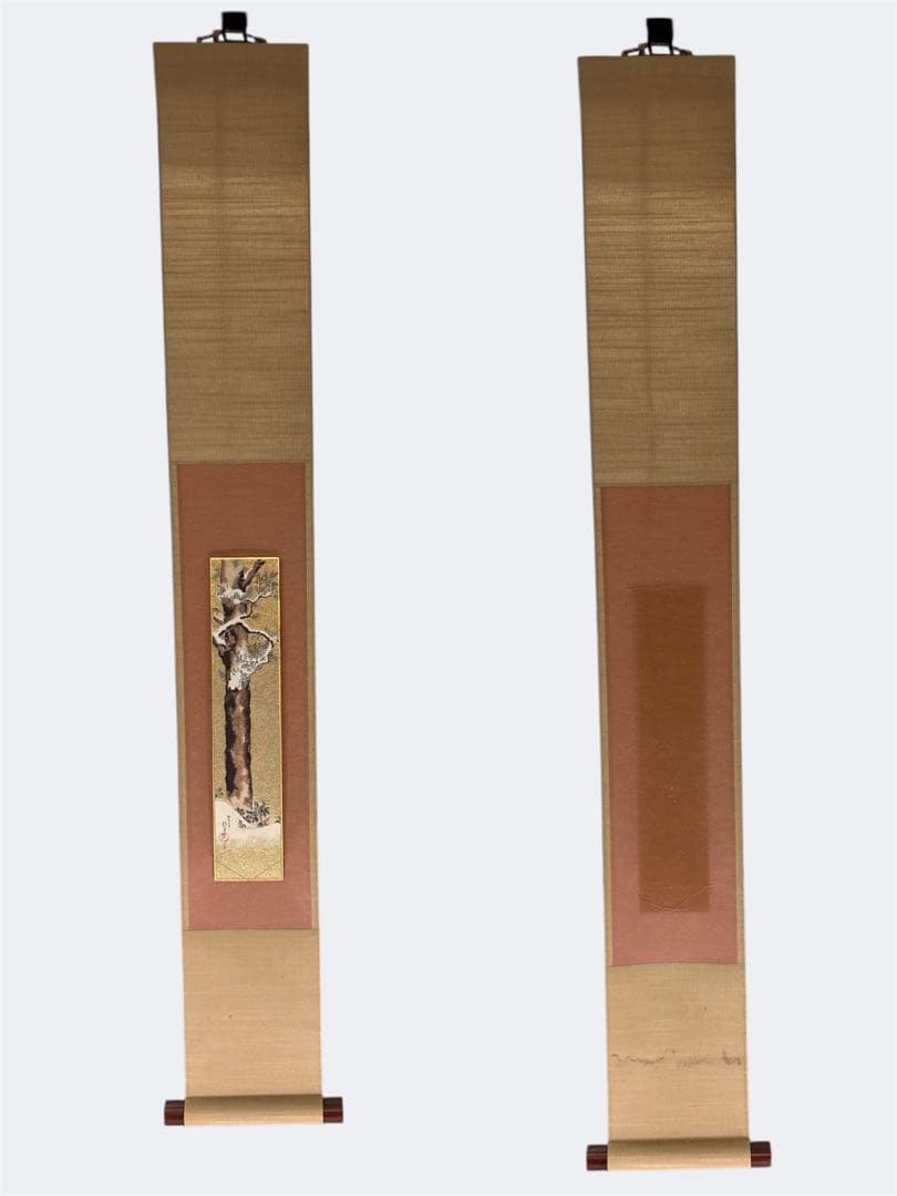 【中古品】酒井抱一　短冊掛　花鳥十二ヶ月画貼