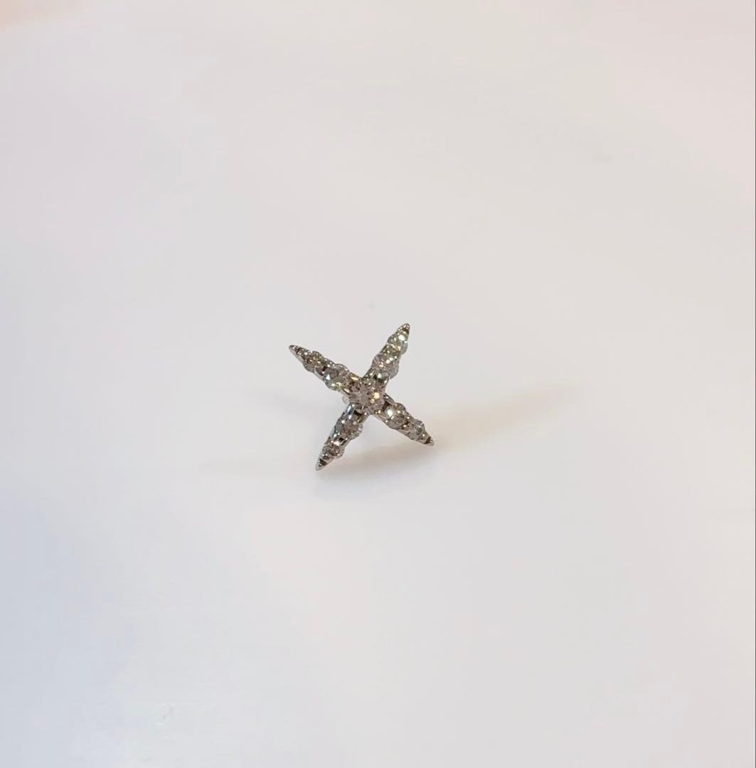 新品‼️カシケイブラウンダイヤモンドピンブローチ