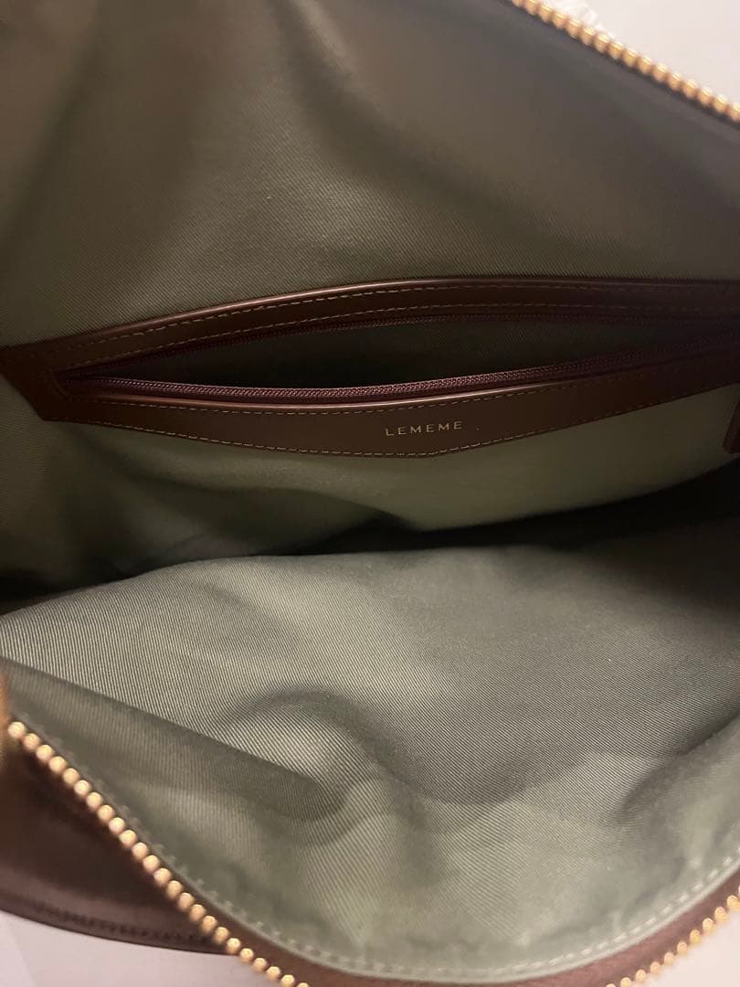 LEMEME Sac Agnesブラウン　ルメメ　ショルダーバッグ