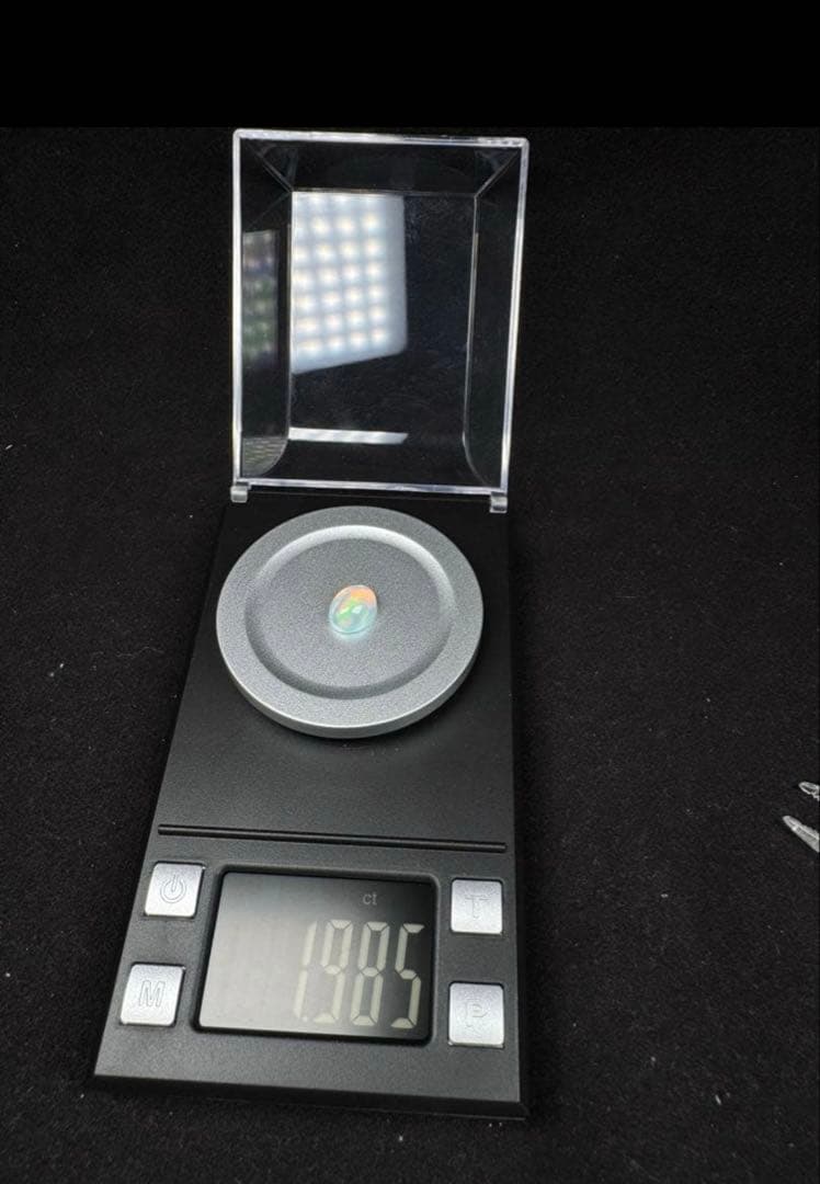 新作 天然石リング　オパール 1.985ct 遊色綺麗 S925 18KGP