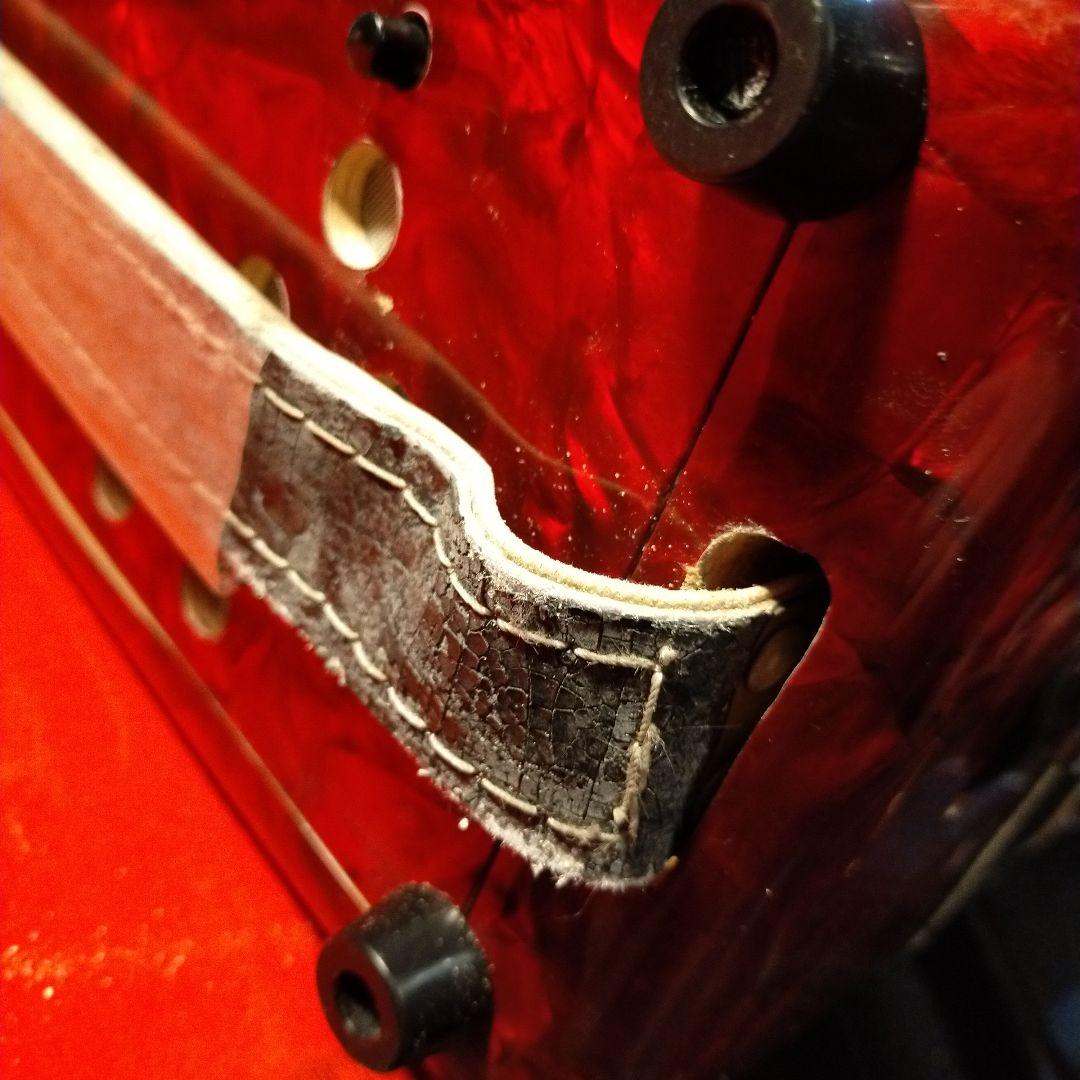 TOMBO アコーディオン レッド 純正ケース付き