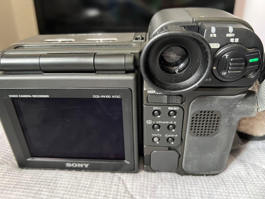 動作良好Video.Hi8 ソニー CCD-RV100 高画質8ミリビデオカメラ
