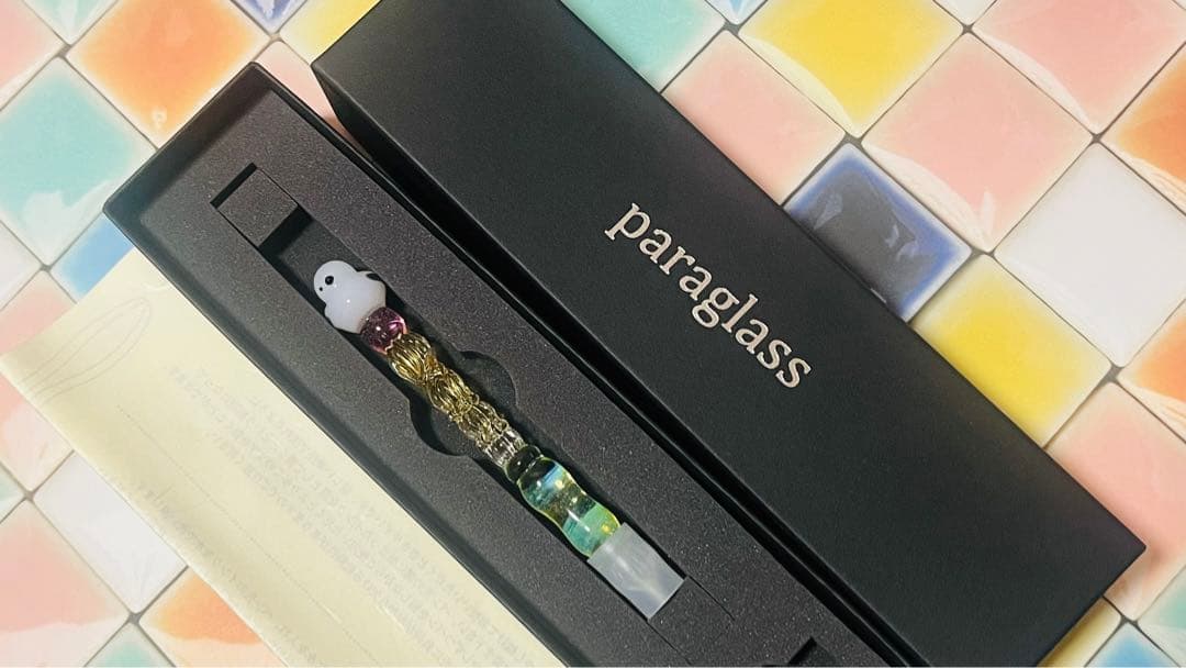 Paraglass ガラスペン シマエナガ