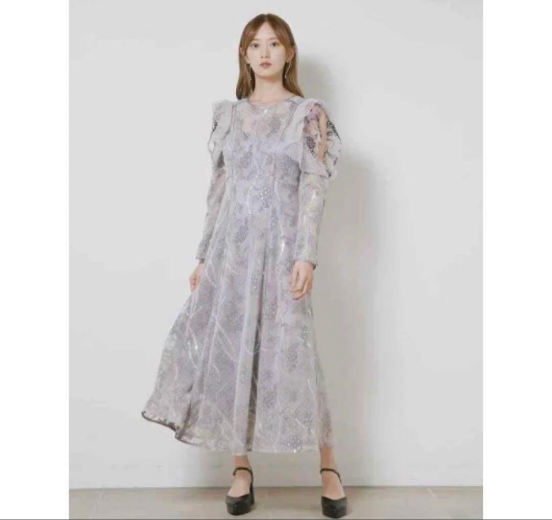 スナイデルシャイニーエンブロイダリーワンピース