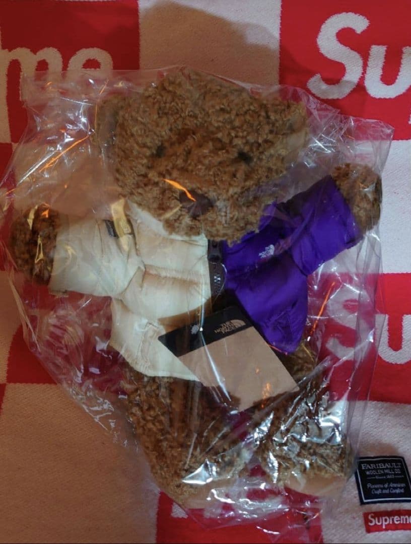 シュプリーム x ザ ノース フェイス ベア \"タン\" ティデイベア