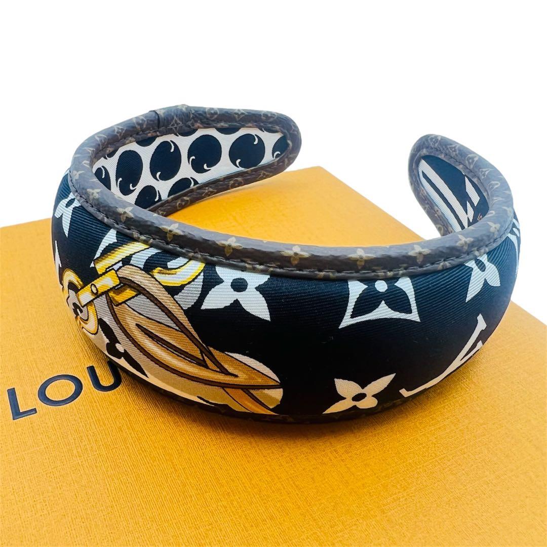 超美品　ルイヴィトン　カチューシャ　ヘアバンド　ビーマインドフル　M77394