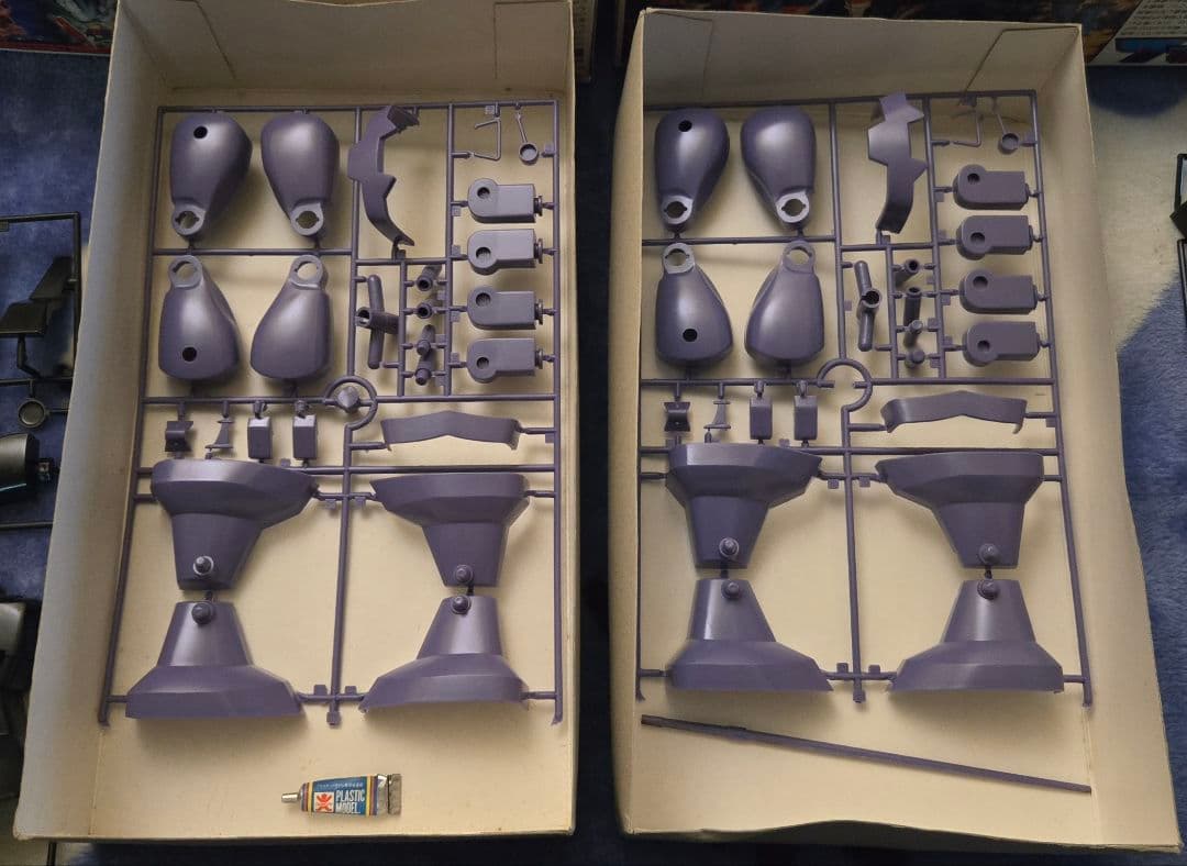 【未組立★ジャンク扱】1/100 ドム(2箱)&グフ(2箱) 旧キット4箱セット