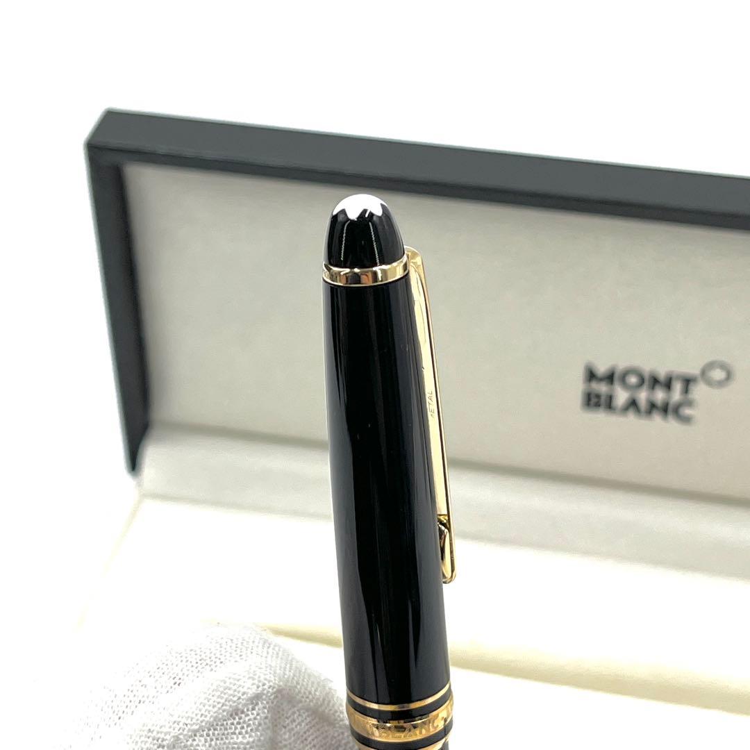 【未使用に近い】モンブラン ボールペン ロゴ 刻印あり ユニセックス ブラック