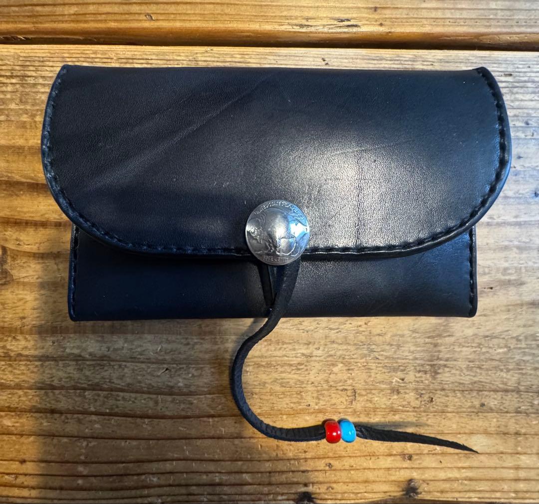 K*i様 ミドルウォレット　バッファローコンチョ　栃木サドルレザー　ハンドメイド