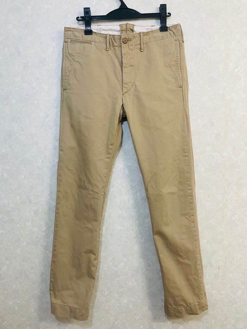 ダブルアールエル ラルフローレン RRL オフィサーズ トラウザーズ チノパン