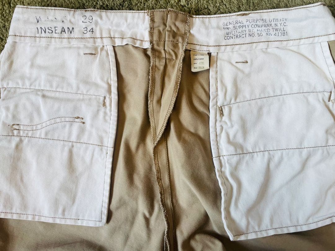 ダブルアールエル ラルフローレン RRL オフィサーズ トラウザーズ チノパン