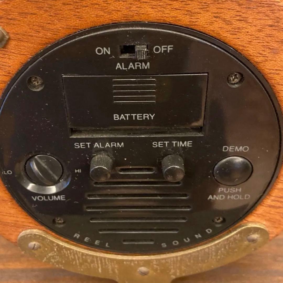 1994s 未使用Orvis FLYリール型置時計 アラーム機能付き