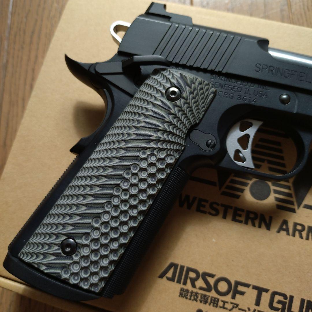 ウエスタンアームズ　エリートオペレーター　G10グリップ　haru伍長。
