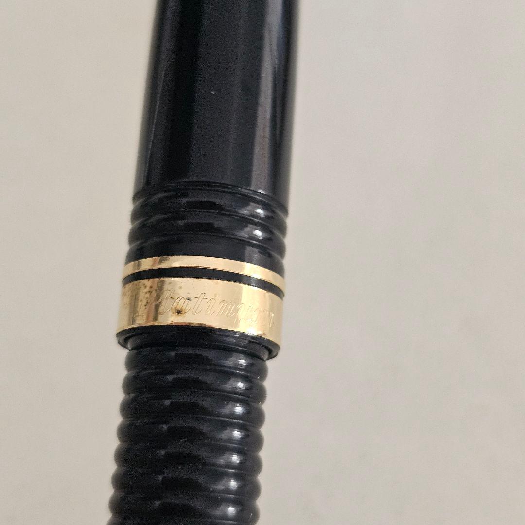 PLATINUM プラチナ万年筆 ♯3776 ギャザード 14K②