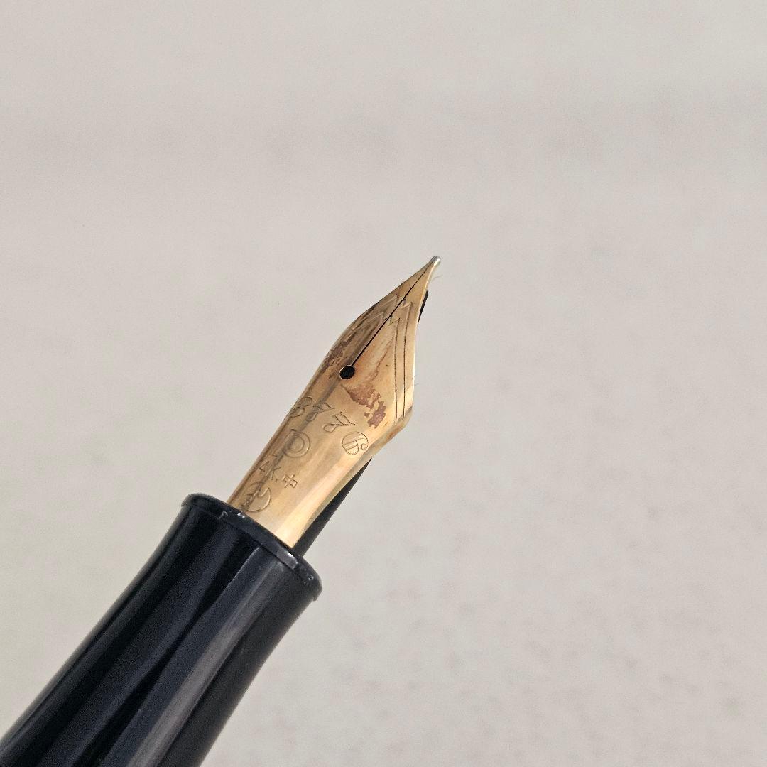 PLATINUM プラチナ万年筆 ♯3776 ギャザード 14K②