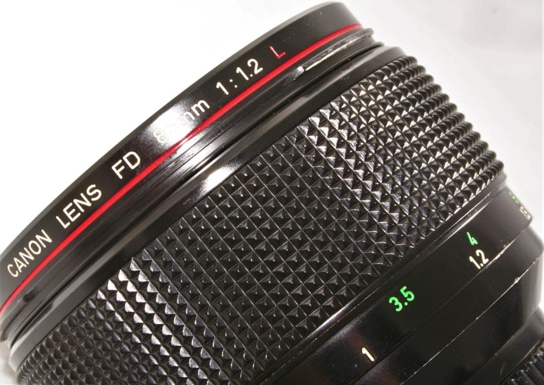 【美品】Canon キヤノン New FD 85mm F1.2 L MFレンズ