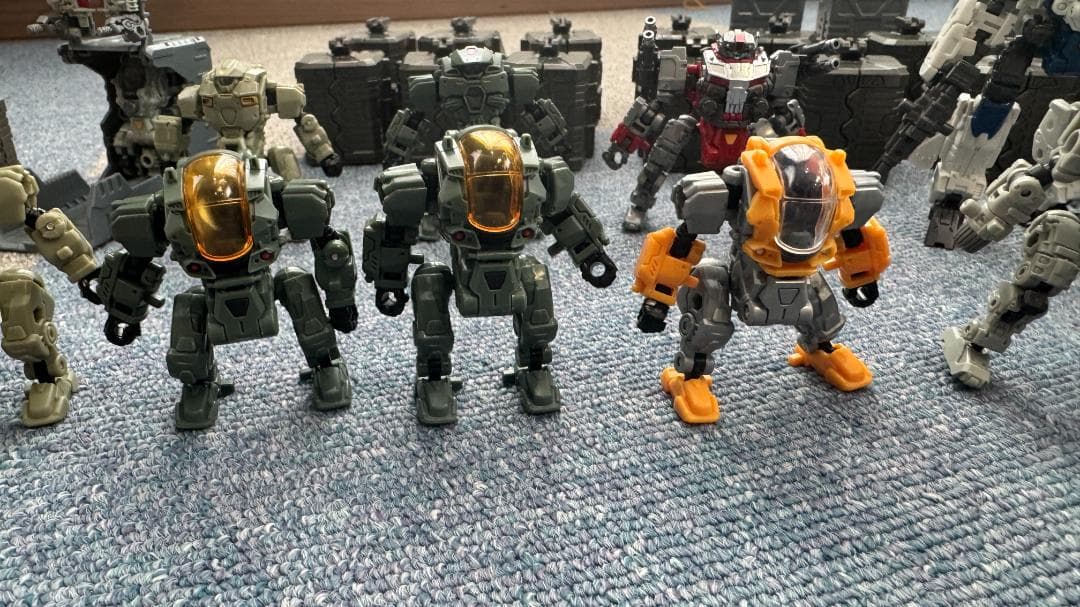 ダイアクロン 隊員、パワードスーツ、レイドチェンバー、パーツセット