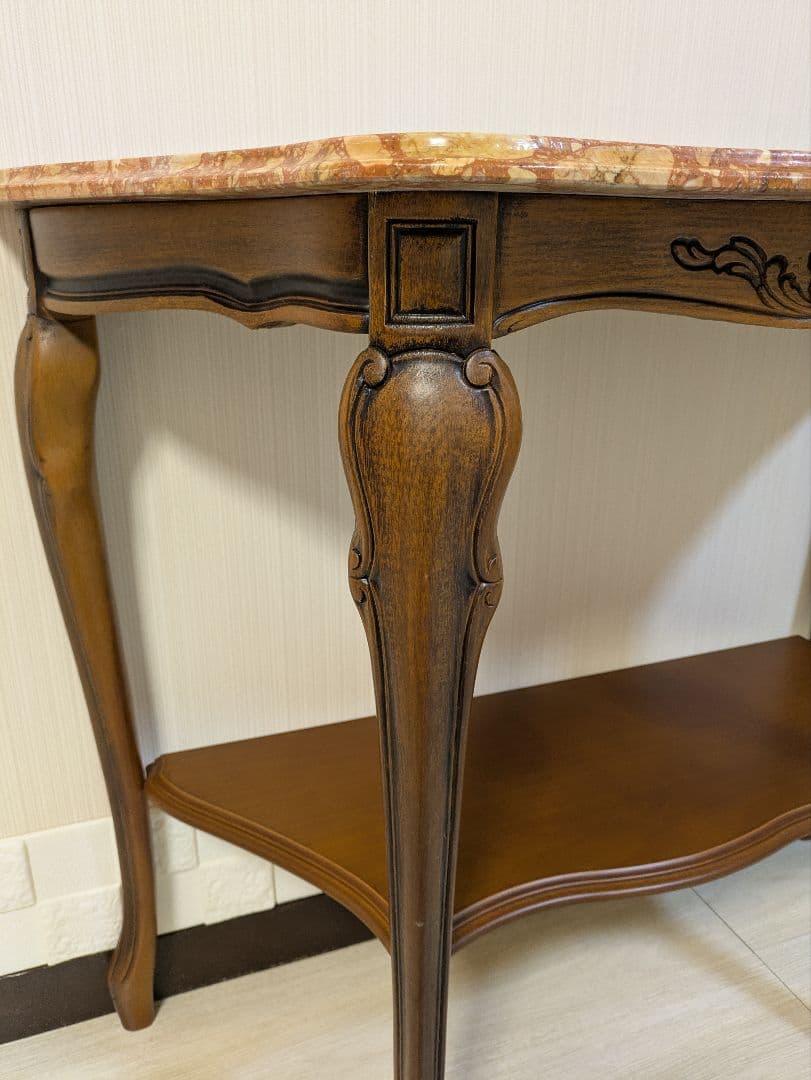 大理石　コンソールテーブル