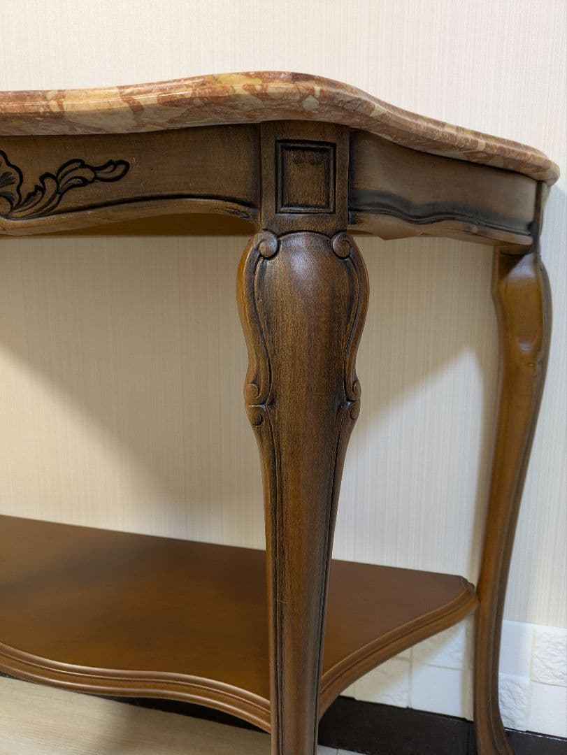 大理石　コンソールテーブル