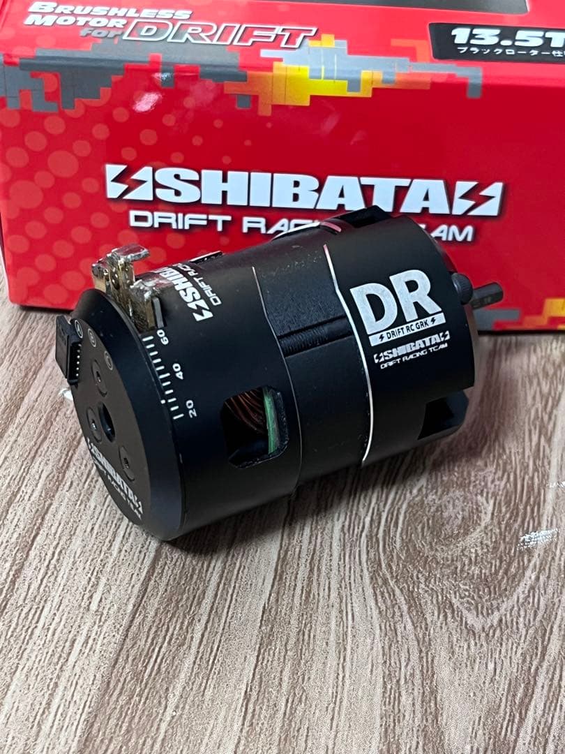 SHIBATA DRハイパフォーマンスモーター ブラックローター13.5T