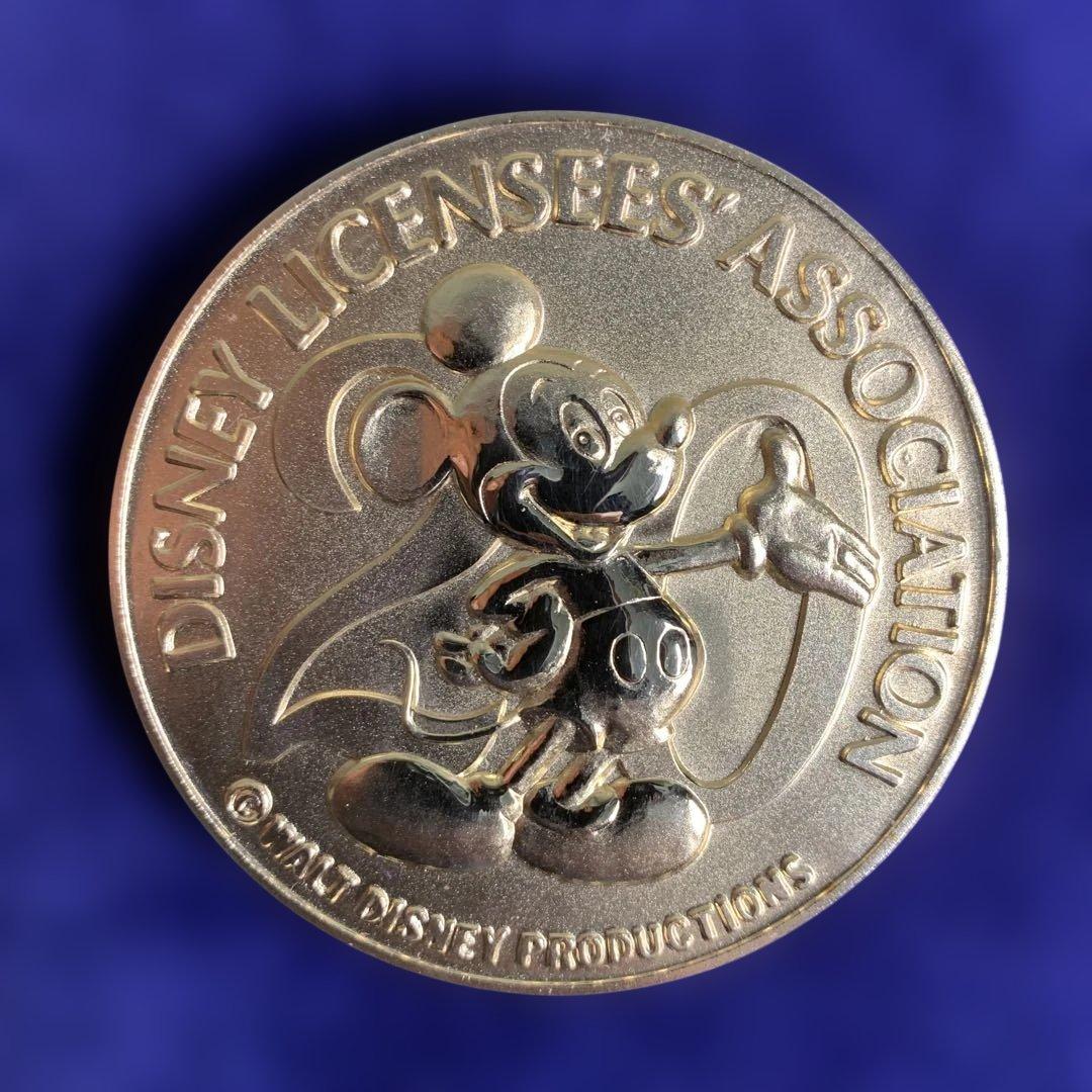 超希少限定25 ディズニー会 20周年記念 メダル 1982年　直径75ｍｍ