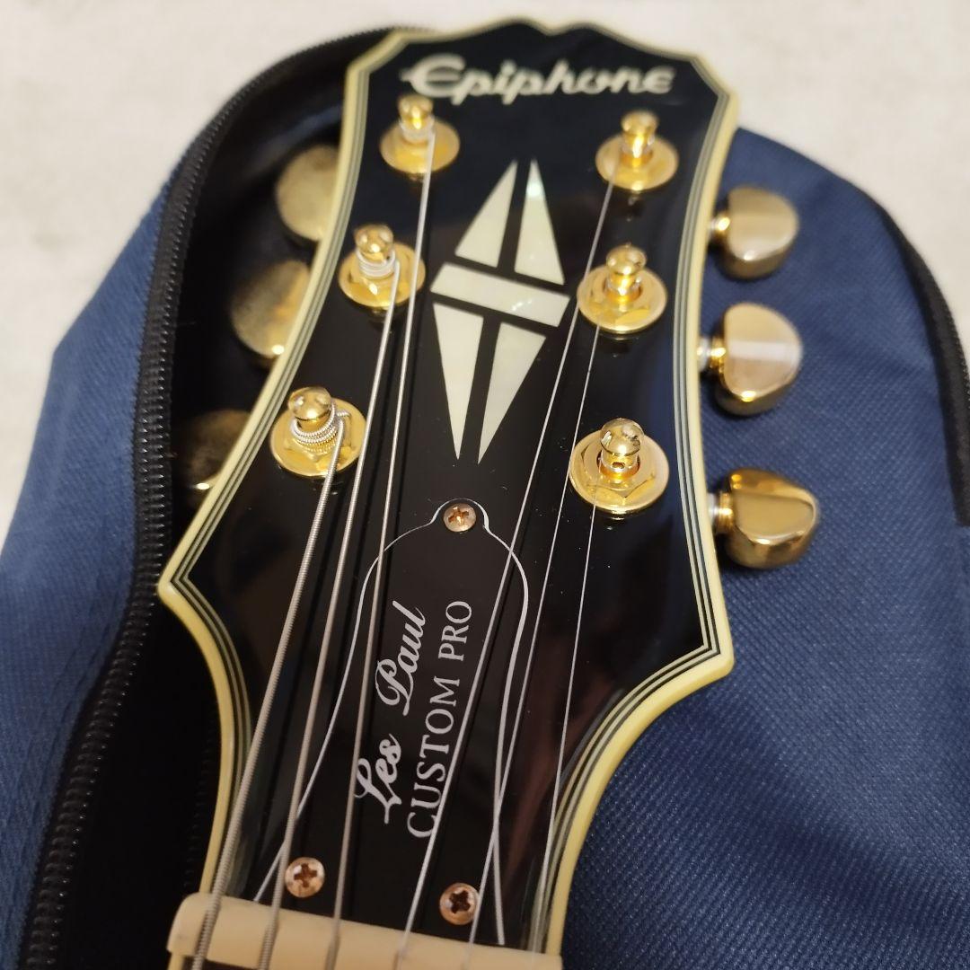 【美品】Epiphone Les Paul Custom Pro ソフトケース付