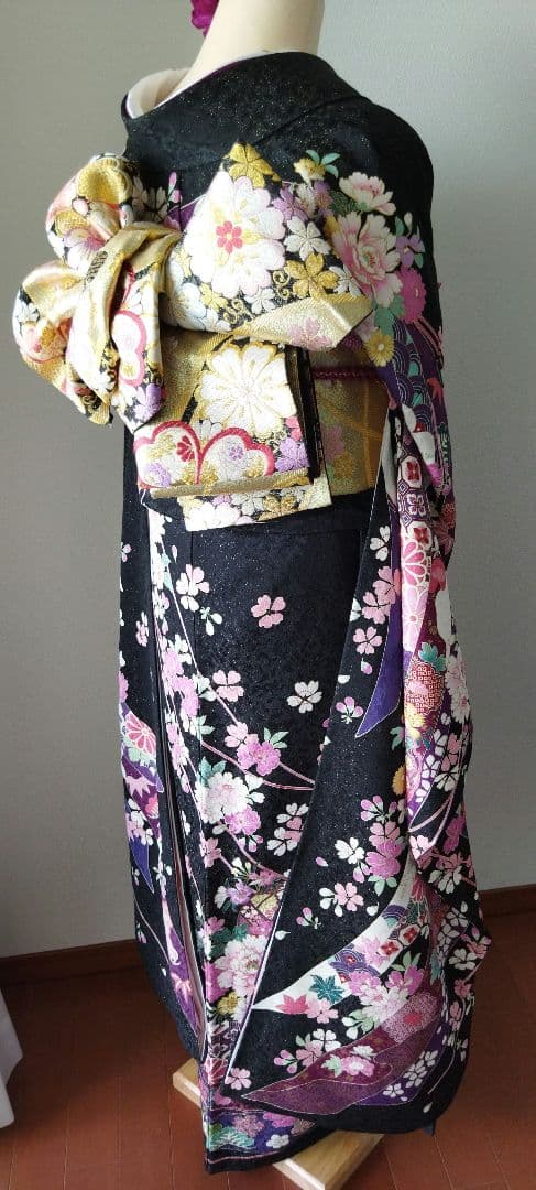 sadakou03様　307.高級感！振袖7点セット　正絹　フルセット　成人式