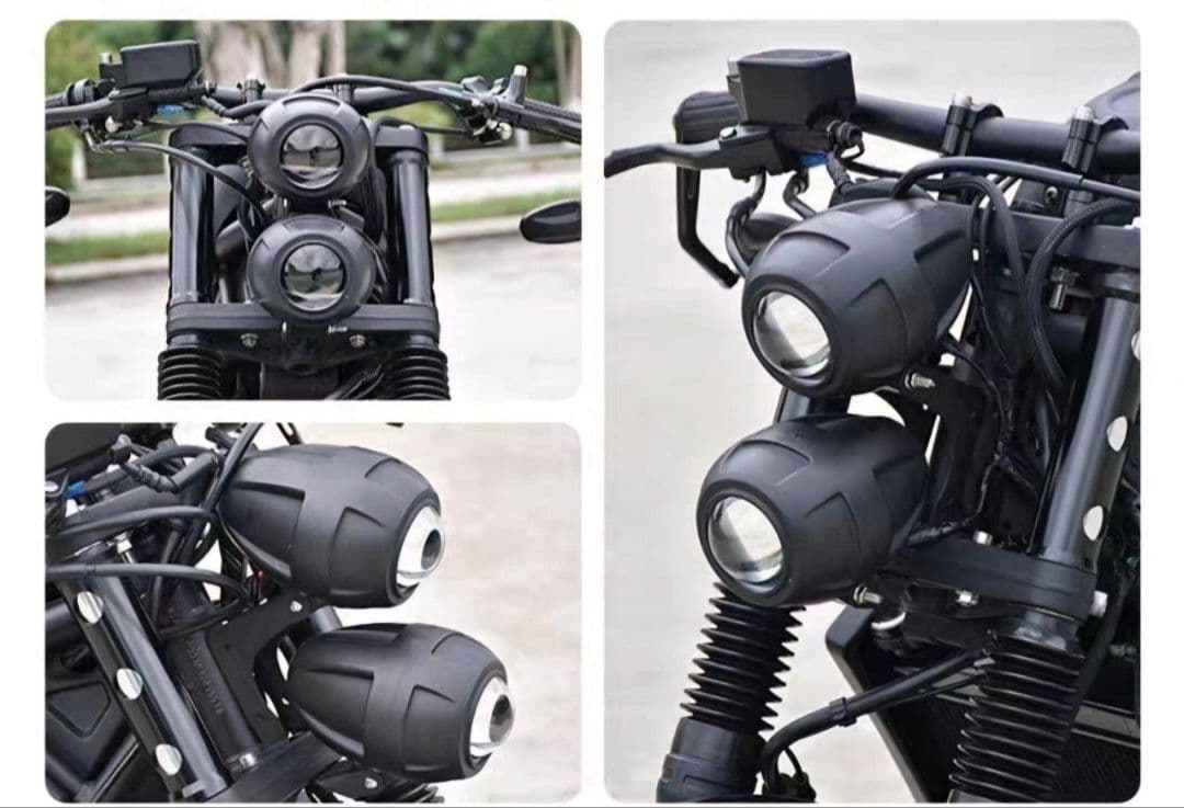 MOTOBOX レブル250 500 ヘッドライト 縦目 LED２灯化 キット