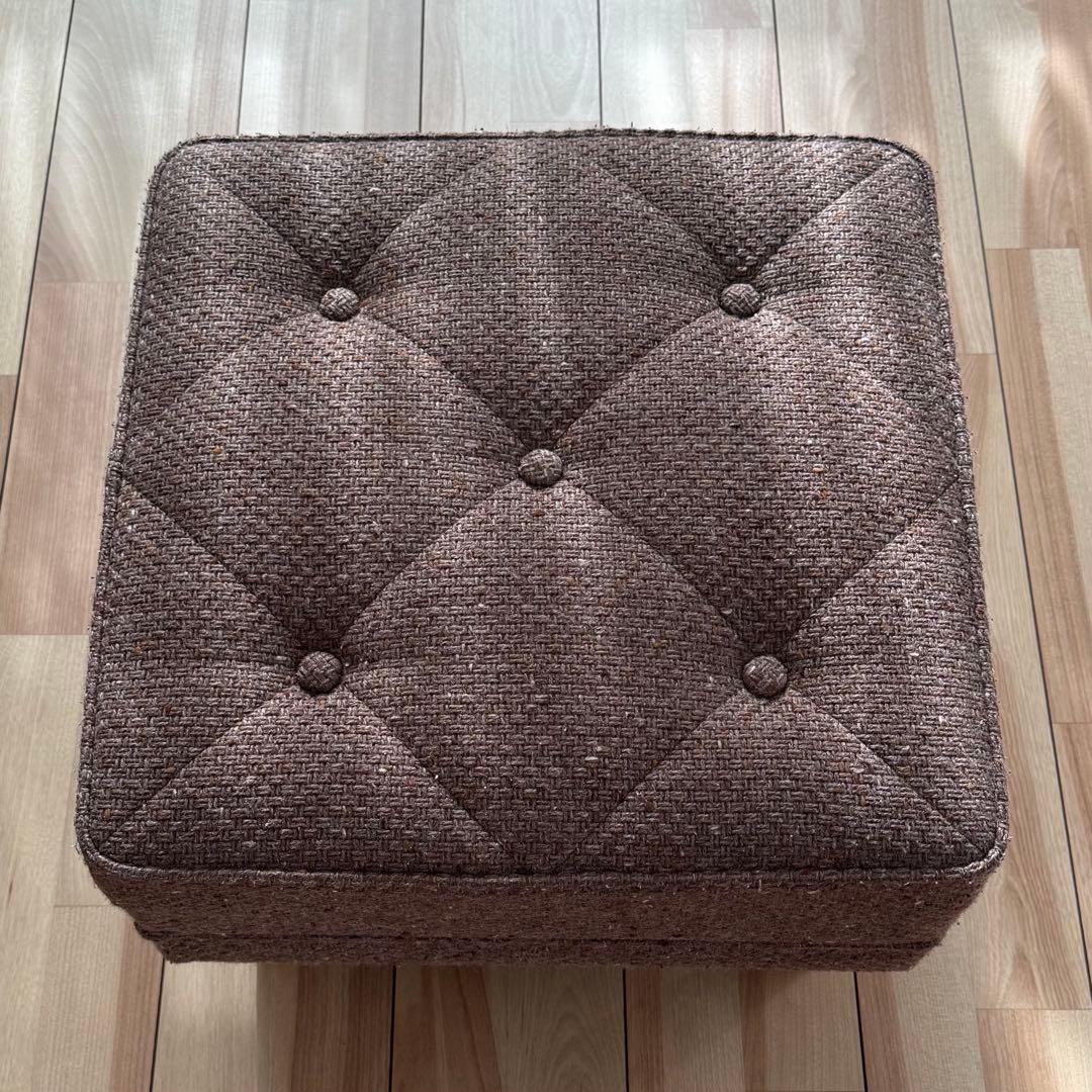 カリモク60 オットマン ウールナップブラウン