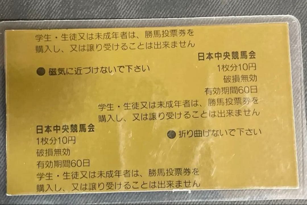 ウマ娘トウカイテイオー 1993年第38回有馬記念　的中馬券