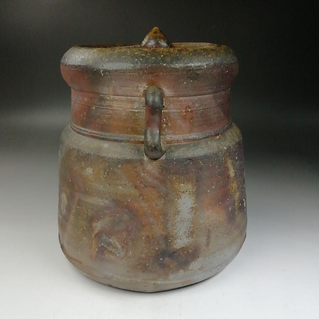 Ｔ７４１　水指　『備前　水指』『森宝山 造』　共箱　茶道具