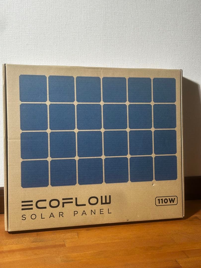 ECOFLOW ソーラーパネル 110W 収納バッグ付き