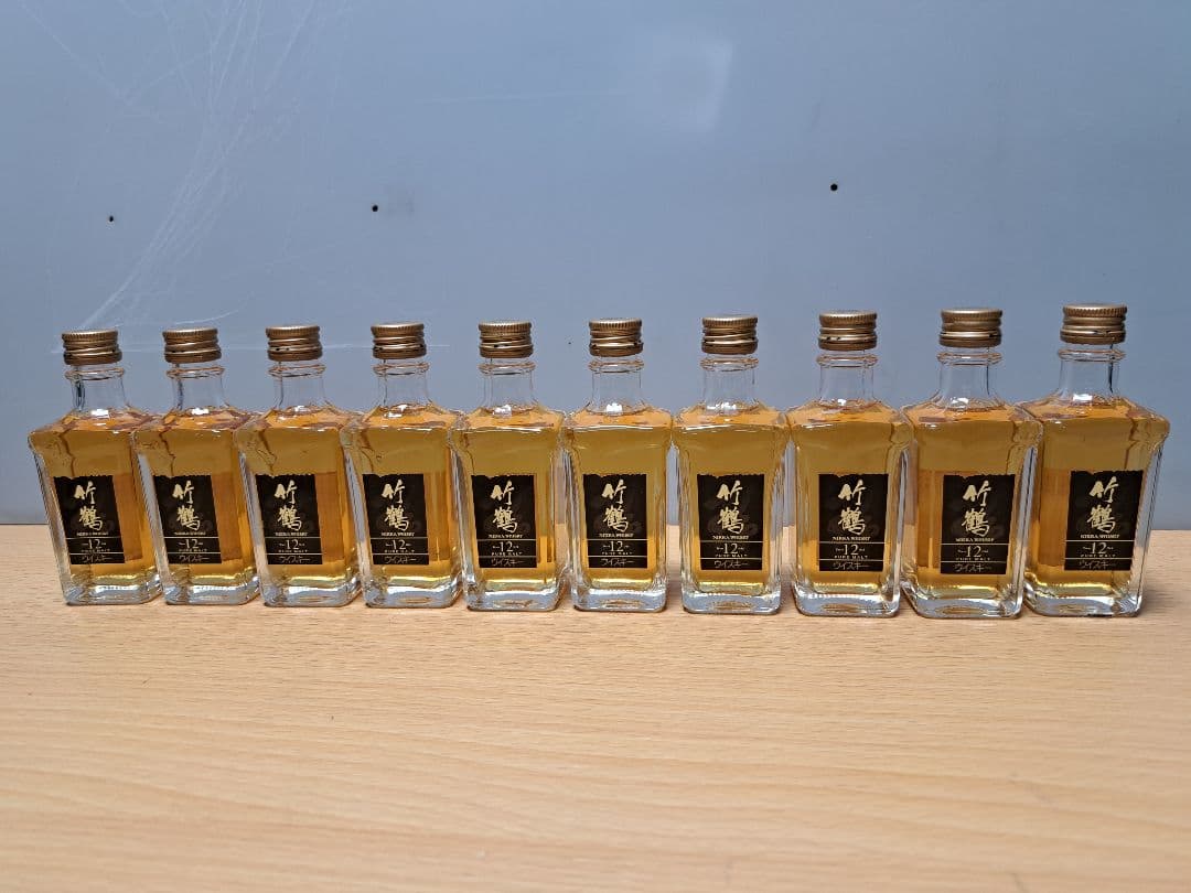 竹鶴 12年 ウイスキー50ml　10本セット