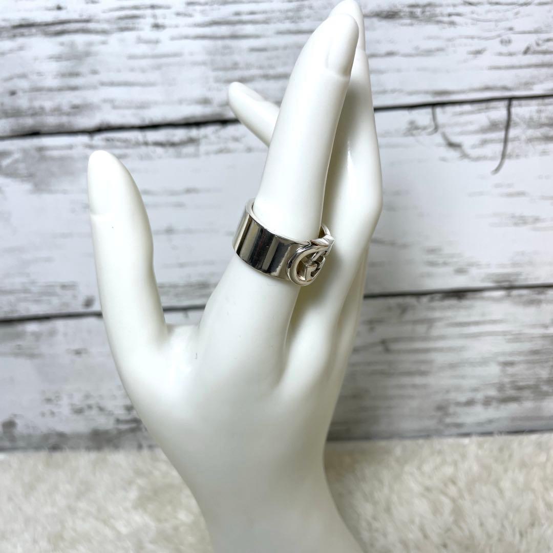 GUCCIグッチ インターロッキングGGリング 15号　メンズ/レディース