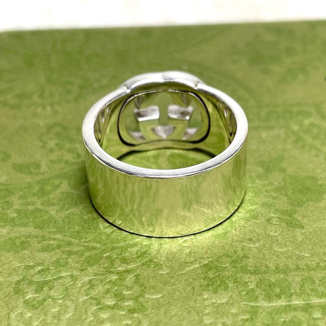 GUCCIグッチ インターロッキングGGリング 15号　メンズ/レディース