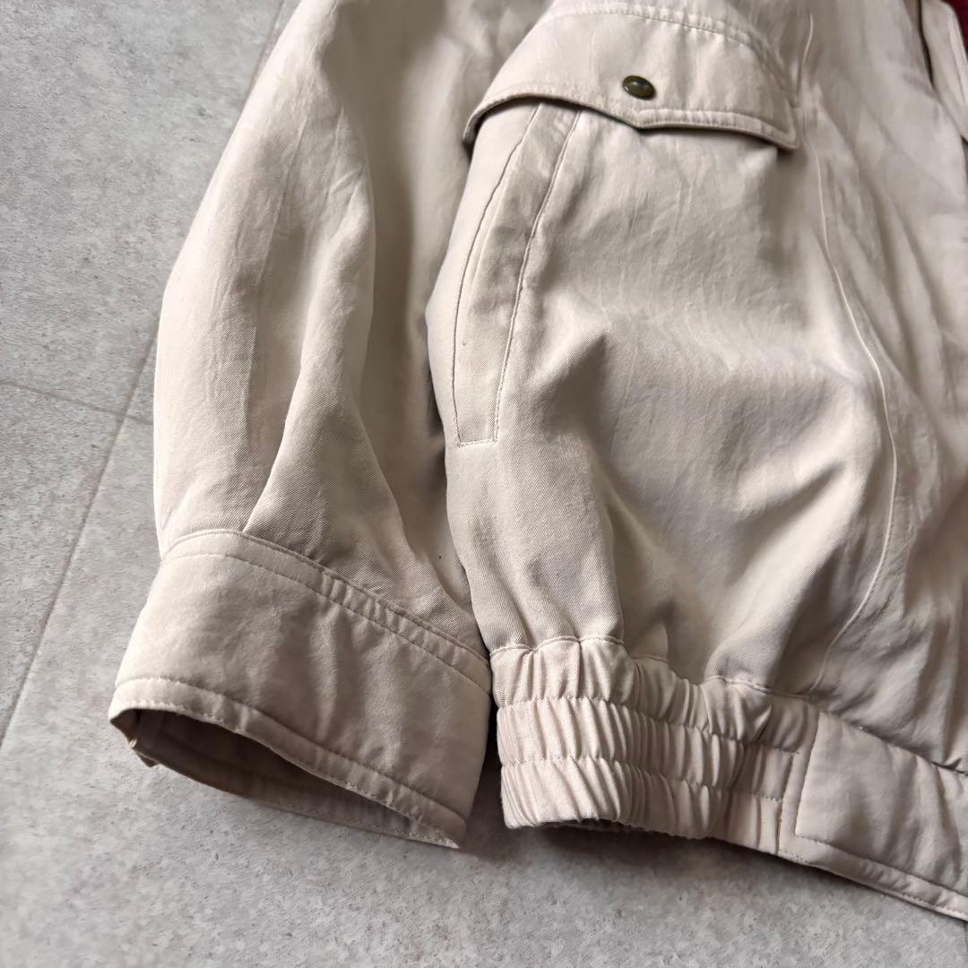 裏地総柄 90s vintage 短丈ブルゾン アメカジ シティボーイノームコア