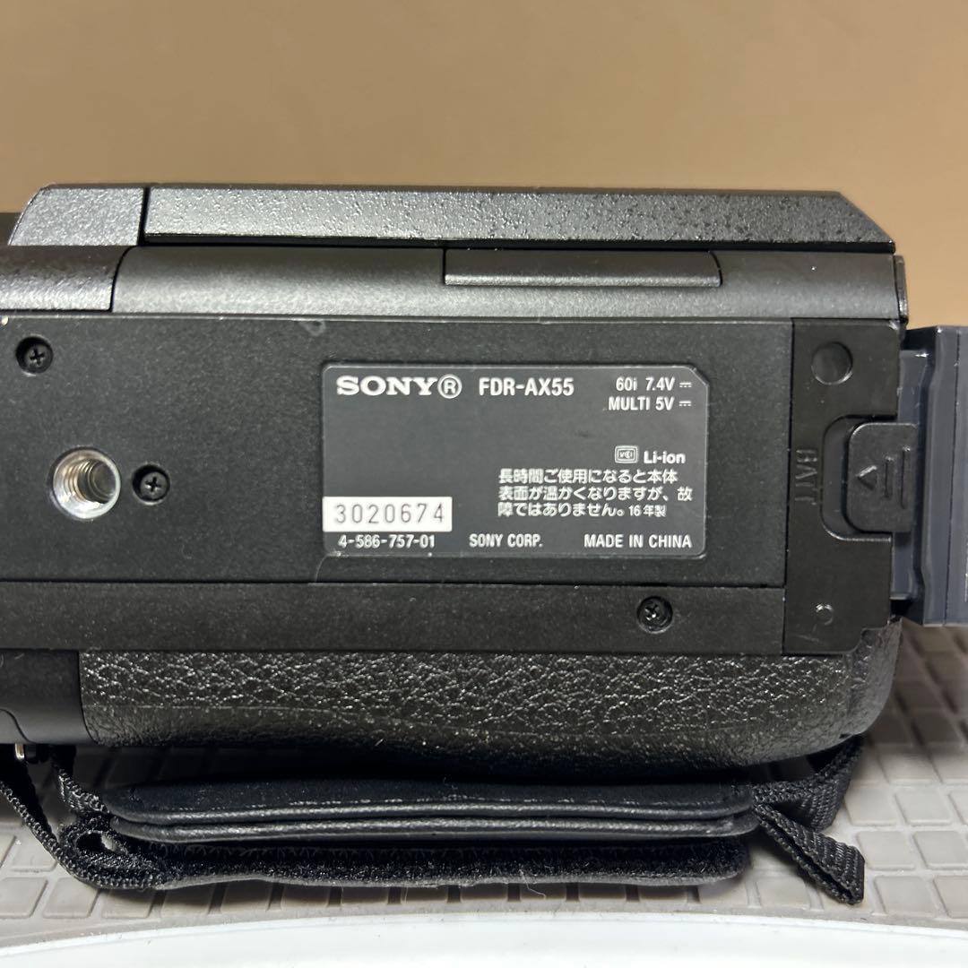 SONY FDR-AX55 4K ハンディカム 訳あり品！ 値下げ依頼可！
