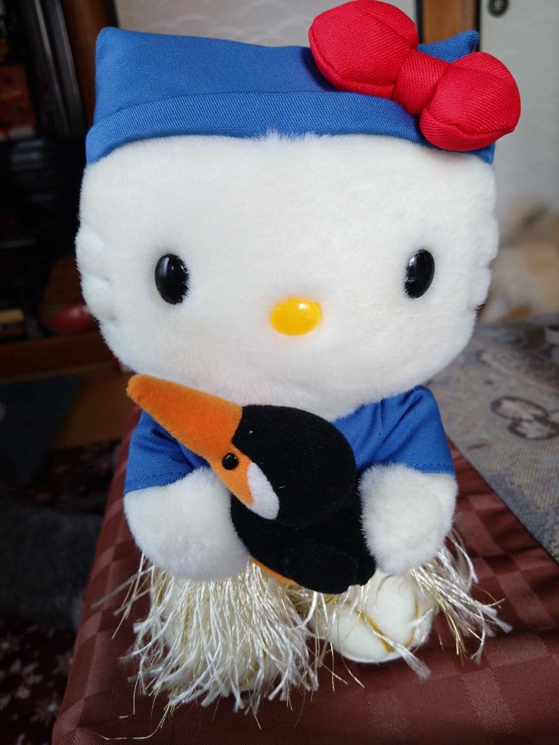 公*o様 2004年 ご当地キティ 岐阜限定 鵜飼い ハローキティ ぬいぐるみ