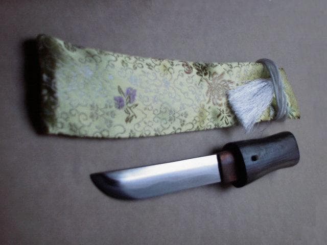 日本刀残欠マスターナイフNo.1 業物 正良 黒拵