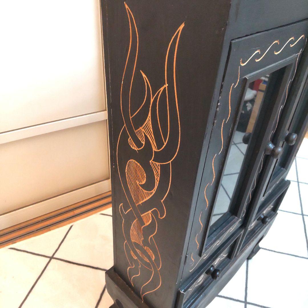 アジアン家具 バリ家具 アンティーク キャビネット 棚