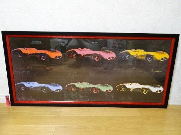 希少 アンディ・ウォーホル CARS 車 旧車 アートポスター 当時物