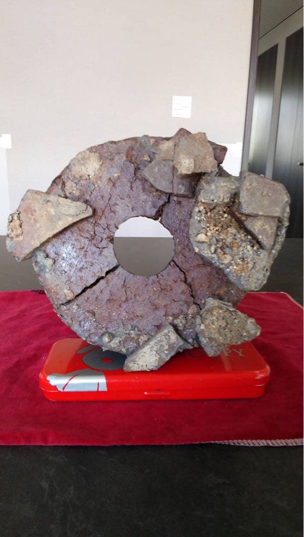 信楽焼　さや　匣鉢　花器　山野草　古陶磁