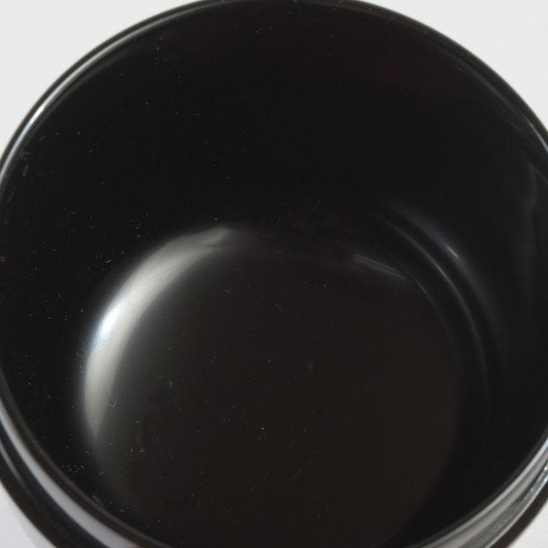 茶道具　山中塗　熊谷秀穂作　傘蒔絵　中棗　共箱　V　9489