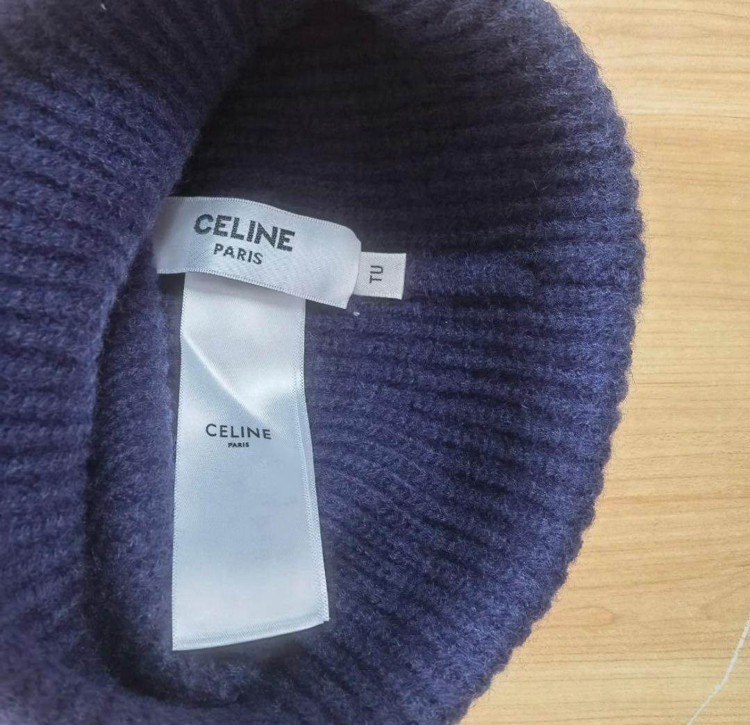 CELINE ビーニー ニット帽