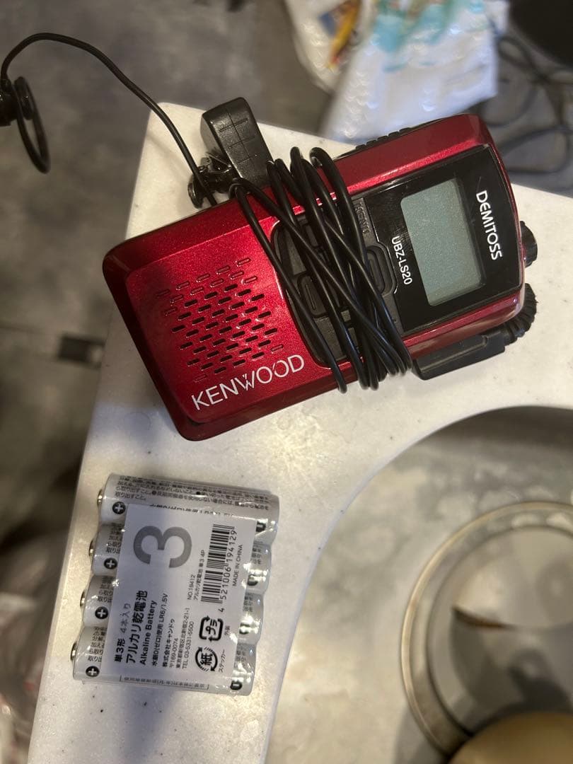 KENWOOD デジタルトランシーバー レッド