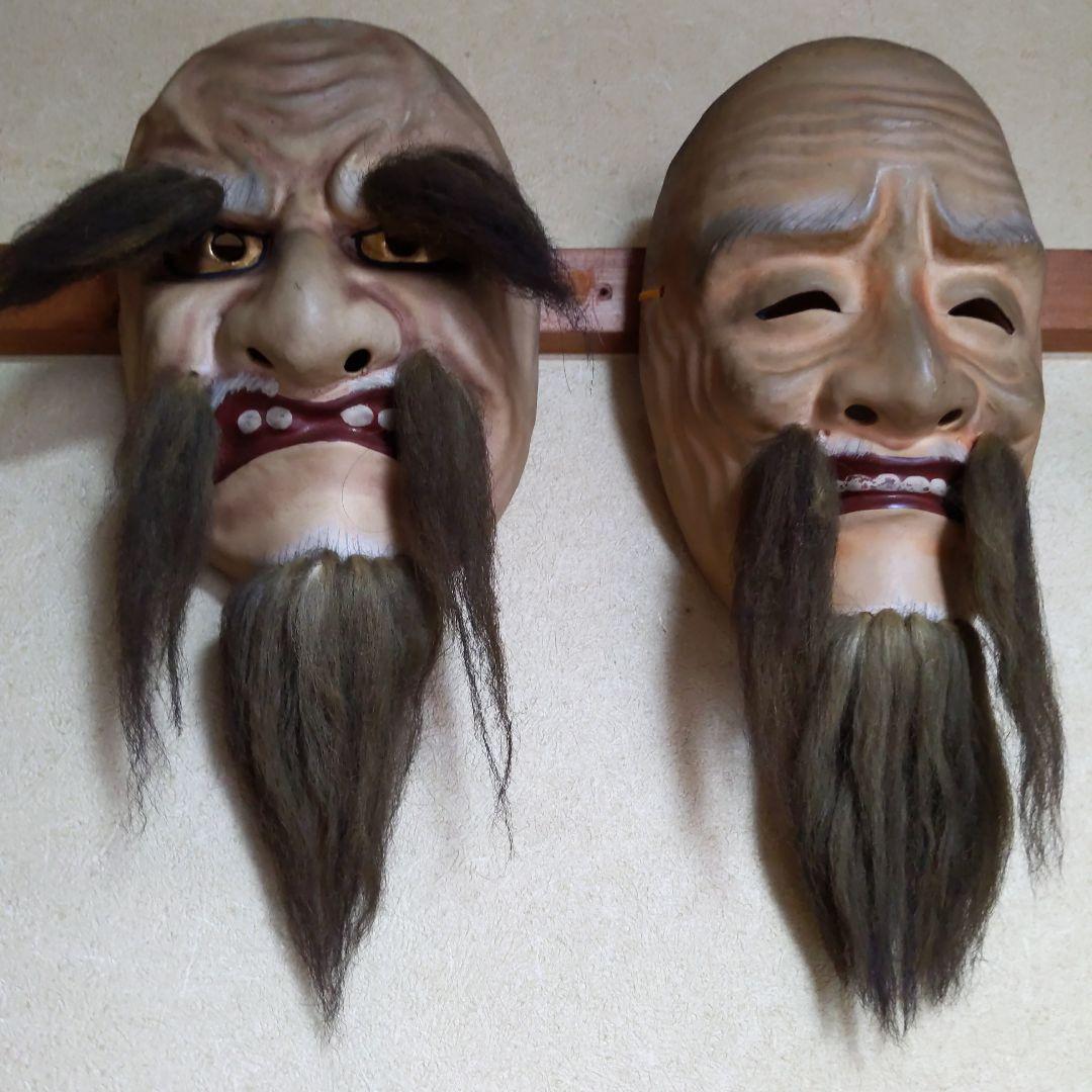 石見神楽19面、石州和紙、縁起物 (御飾面) ¥298,000 (送料込み)