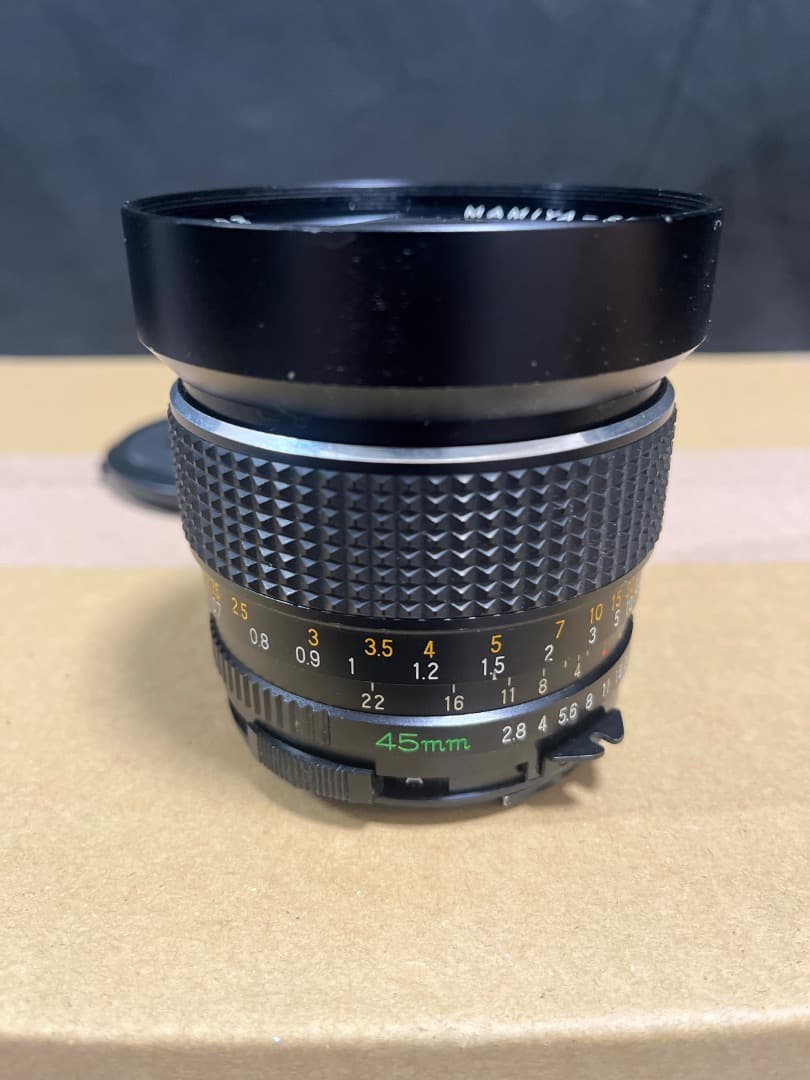 ■□ マミヤ MAMIYA SEKOR 1:2.8 f= 45mm 中判 レンズ