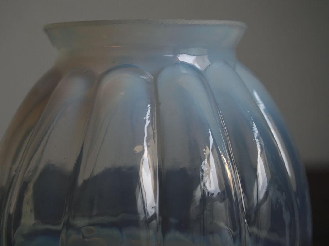 オパールガラス フリルガラス ランプシェード電笠 オパールセント/K363